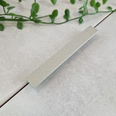 A image of the genesis esa.414 stone effect tile trim in a bath stone finish. Bath stone tile trim available in 8mm, 10mm and 12mm.